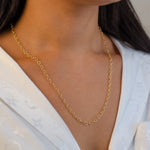 OVALS GOLD CHAIN