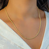 TWISTED ROPE GOLD CHAIN