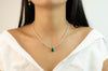 LUXE RADIANCE EMERALD DIAMOND NECKLACE