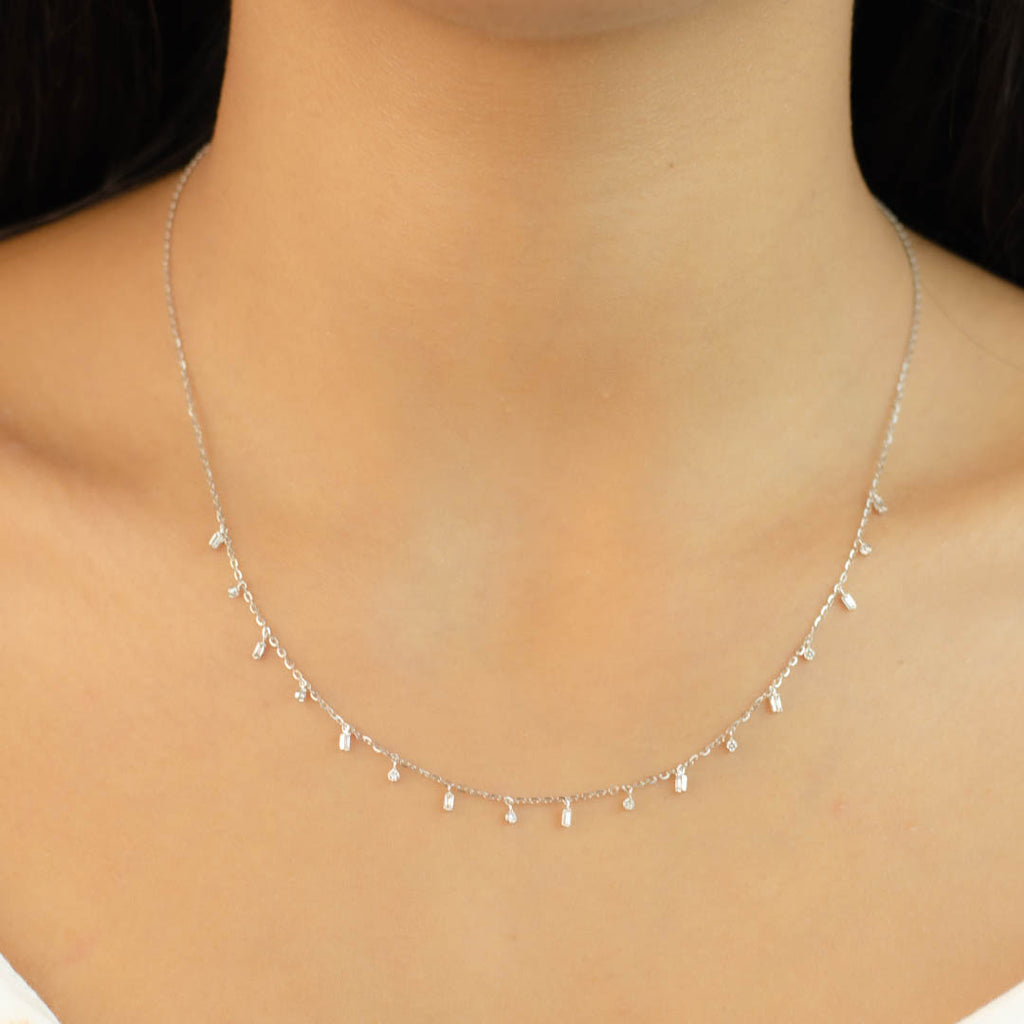 MULTI-DROPS DIAMOND NECKLACE