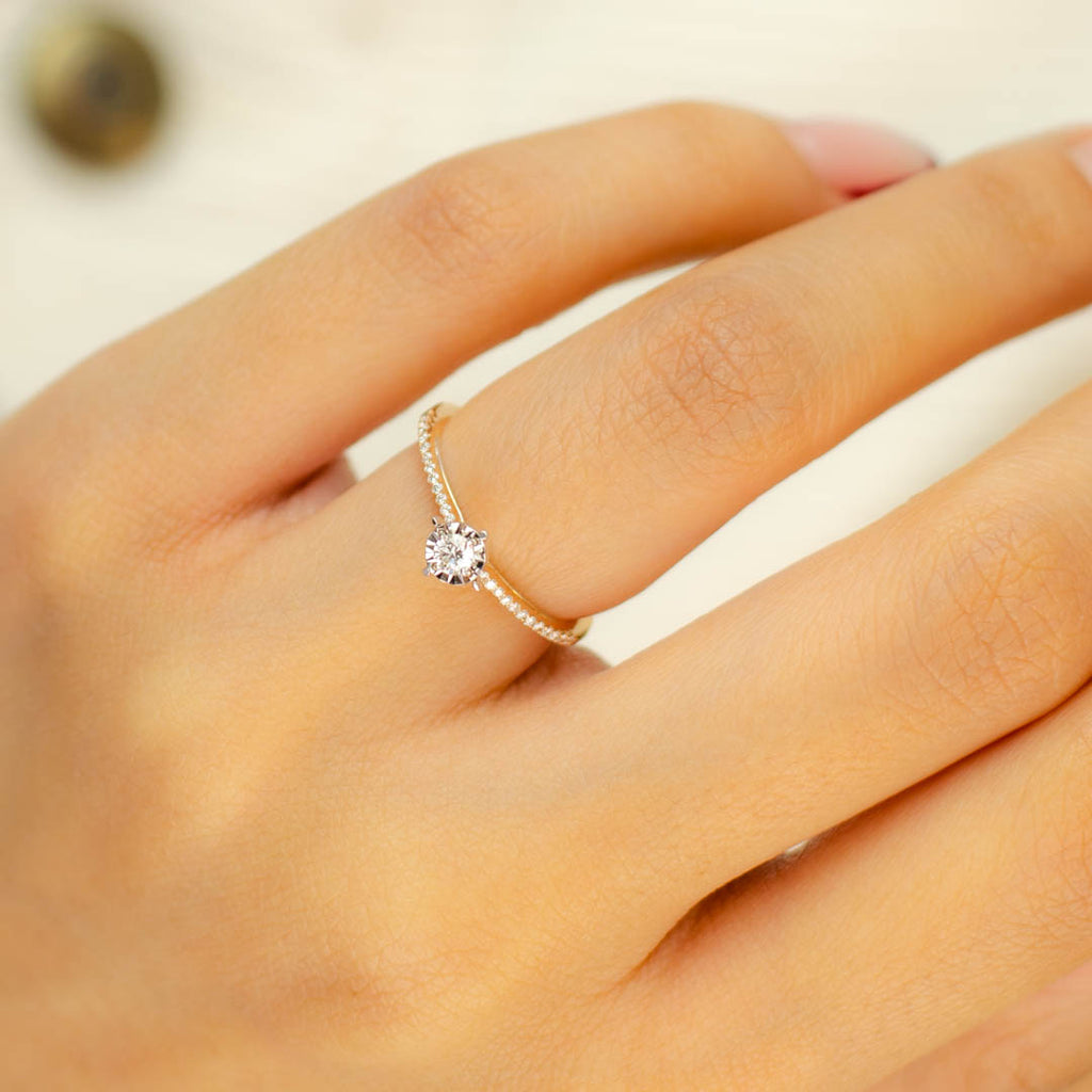 ROSE PROPOSAL DIAMOND RING