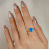 OPAL ROUND STONE GOLD RING