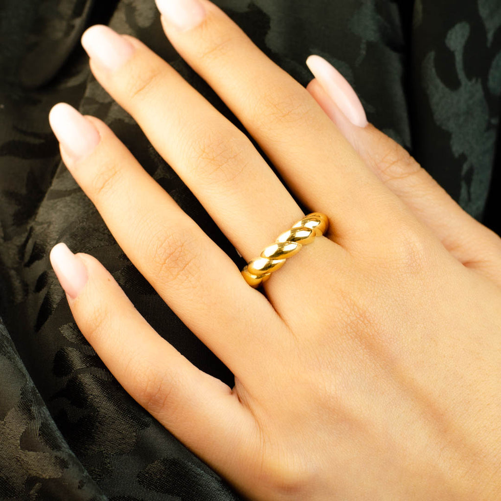 CLASSIC ROPE GOLD RING