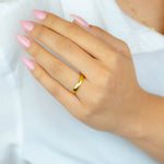 CLASSIC PLAIN BAND GOLD RING