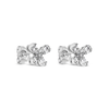 SHINNY BUTTERFLY STUD DIAMOND EARRING