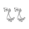 PEAR SHAPE EAR JACKET DIAMOND EARRING