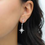 NORTH STAR ENGLISH LOCK DIAMOND EARRING