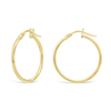SHINNY CLASSIC HOOP GOLD EARRING