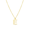 PLAIN LETTER GOLD NECKLACE