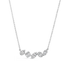 LINE OF SHINING SHAPES DIAMOND NECKLACE