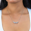 SPARKLING ANGEL WINGS DIAMOND NECKLACE