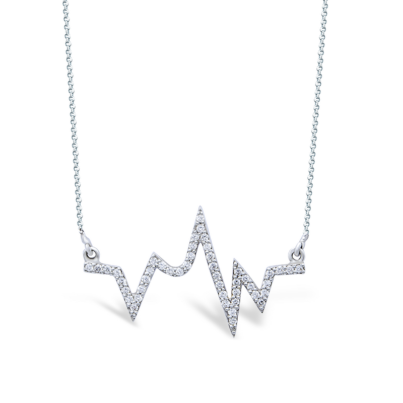 HEART BEAT DIAMOND NECKLACE