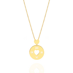 ROMAN NUMERAL GOLD NECKLACE