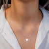 LOVE ENGRAVED HEART GOLD NECKLACE