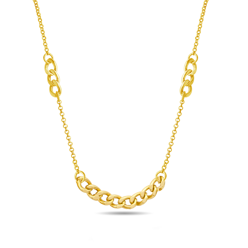 CHIC GOURMET LINK GOLD NECKLACE II
