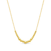 RADIANCE BEADED GOLD NECKLACE