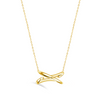 X SHAPE GOLD NECKLACE