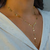 LONG STARS GOLD NECKLACE