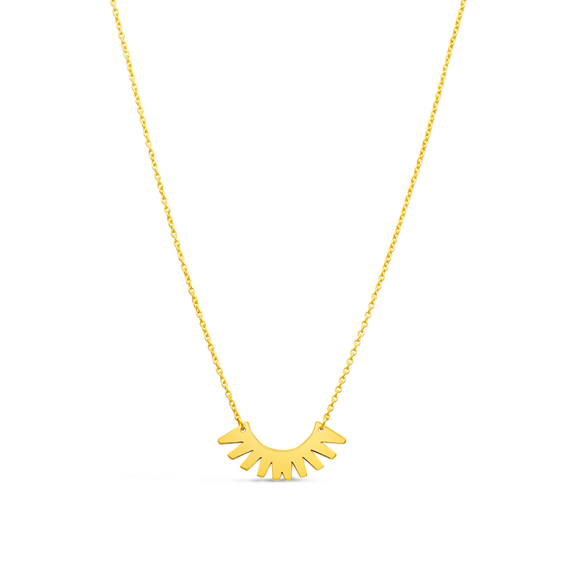 PETITE SUNSHINE  GOLD NECKLACE