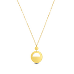 HALF MOON GOLD NECKLACE