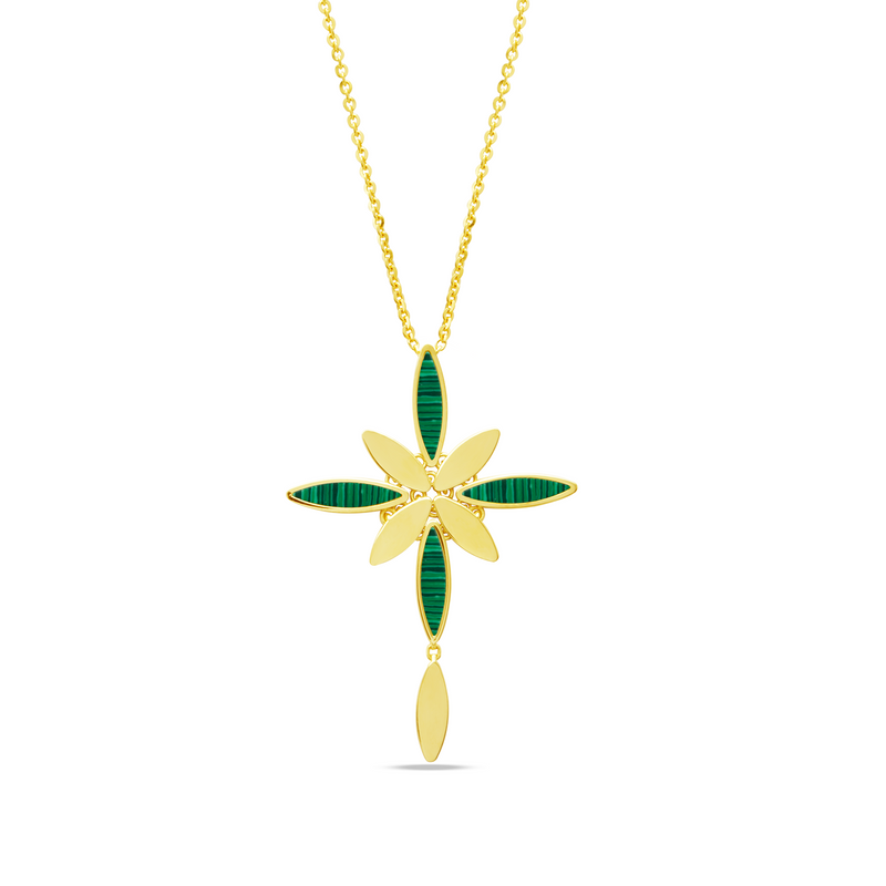 BLOSSOM FLOWER GOLD NECKLACE