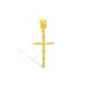 SLIM CROSS GOLD PENDANT