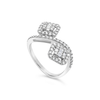 DOUBLE SQUARE CUSHION DIAMOND RING