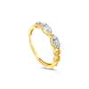 GOURMET LINKS WITH MARQUISE DIAMOND RING