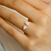 CLASSIC OPEN BAND  MARQUISE DIAMOND RING