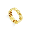 BRAIDED GOLD RING