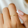 TWISTY SHAPE GOLD RING