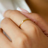 SLEEK LINE GOLD RING