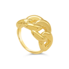 VOLUME CHAIN GOLD RING