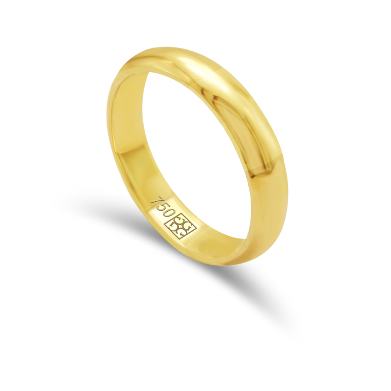 CLASSIC PLAIN BAND GOLD RING