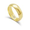 CLASSIC PLAIN BAND GOLD RING