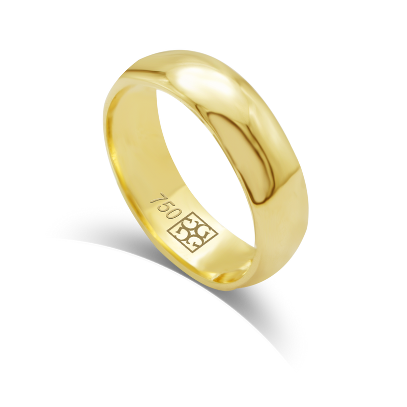 CLASSIC PLAIN BAND GOLD RING