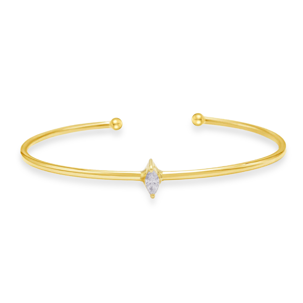 TINY DROP CUFF DIAMOND BRACELET