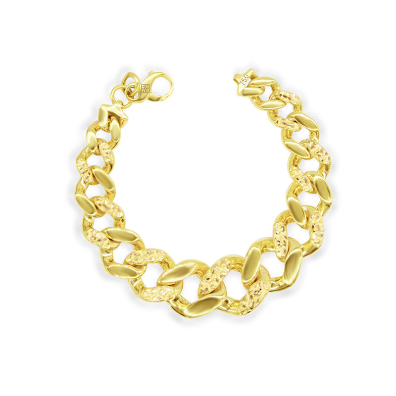 GRADIENT ROCK GOURMET GOLD BRACELET