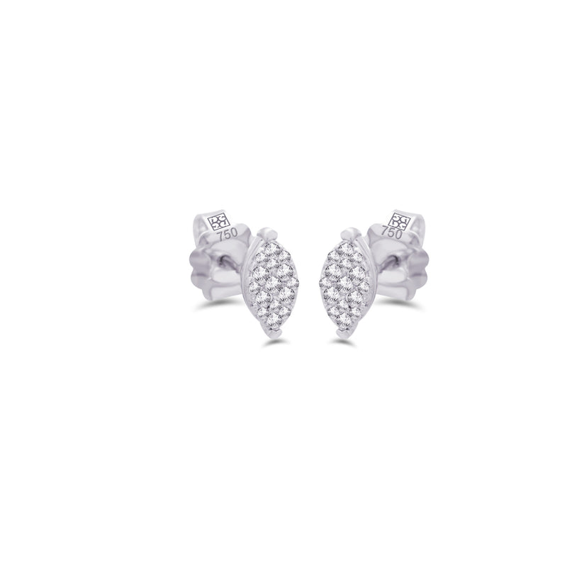 MARQUISE STUD DIAMOND EARRING