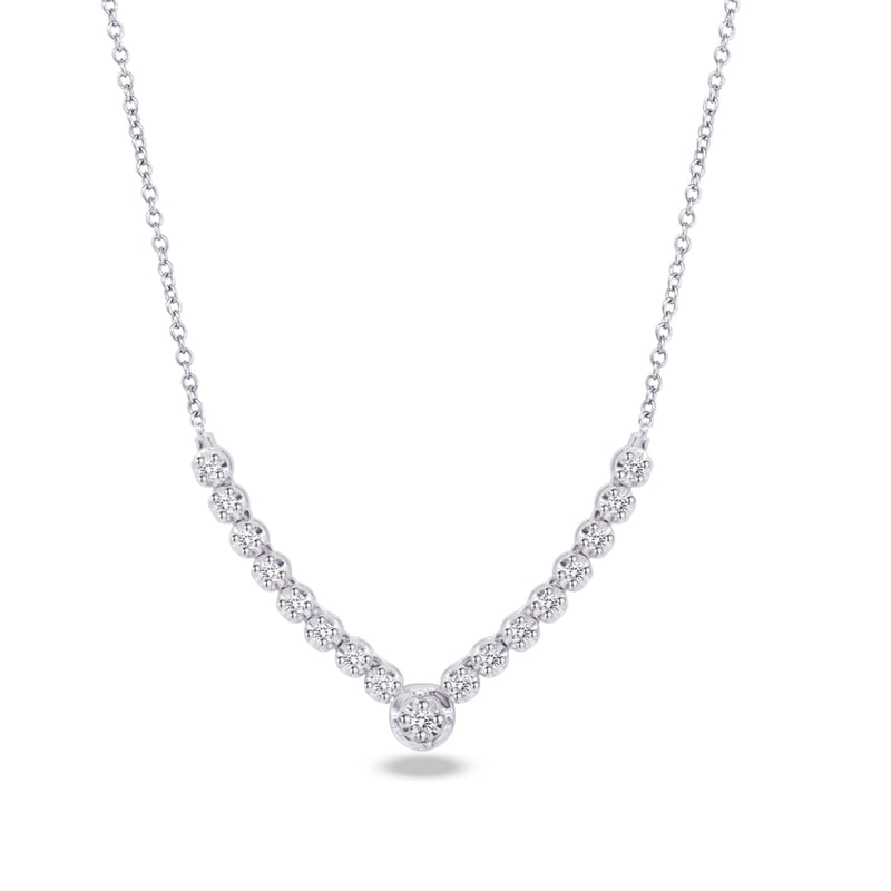 V-SHAPE DIAMOND NECKLACE