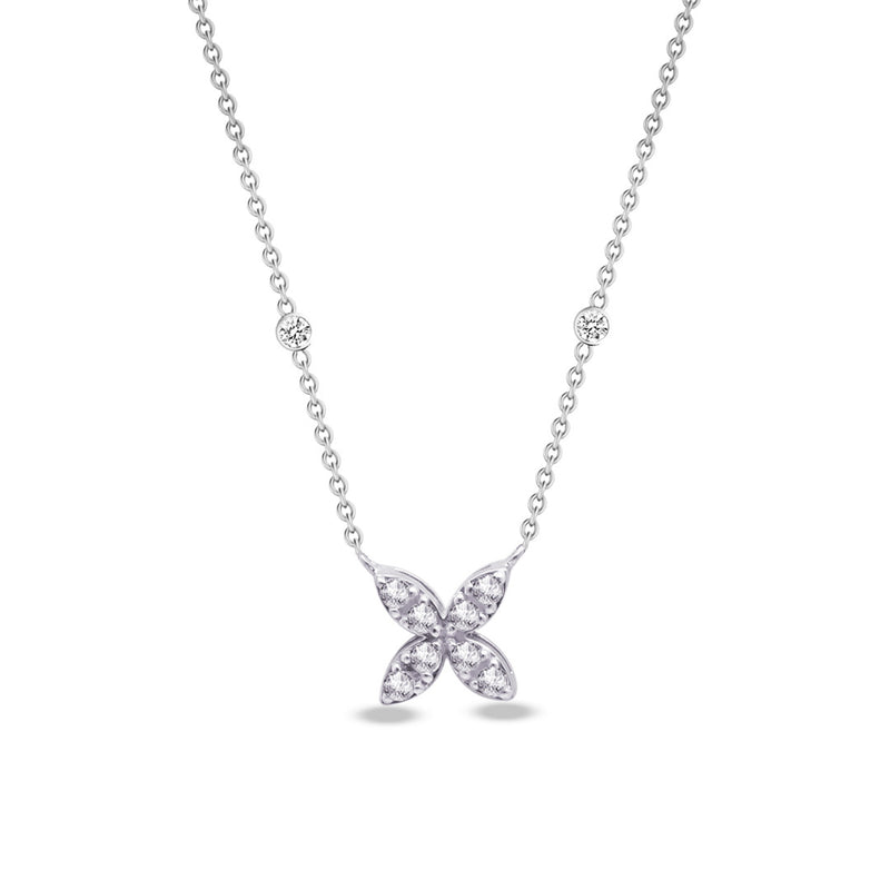 STUNNING BUTTERFLY DIAMOND NECKLACE