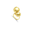 DUO BALLS GOLD RING