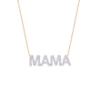 STUNNING "MAMA" DIAMOND NECKLACE