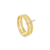 DOUBLE GOURMET GOLD RING