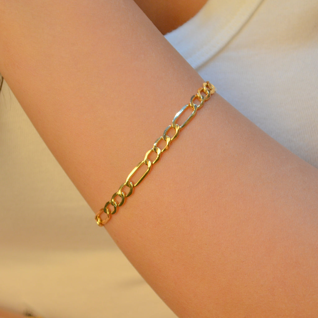 CUBIAN CHAIN GOLD BRACELET I