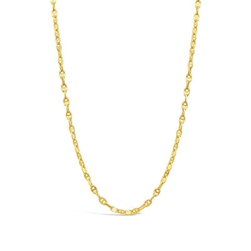 3.2mm OVAL CLIP GOLD CHAIN