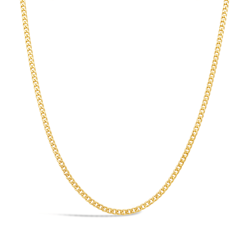 FLAT CURB GOLD CHAIN I