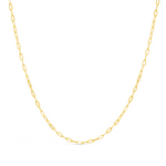 OVAL LINK GOLD CHAIN