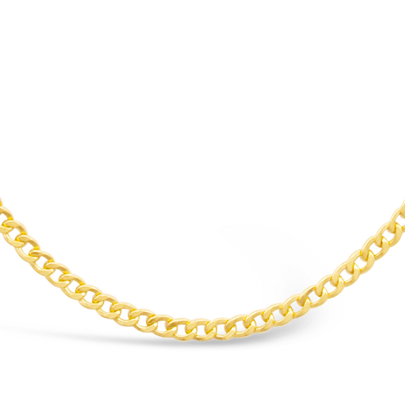 SIMPLE CUBIAN GOLD CHAIN