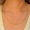 FLAT CURB GOLD CHAIN I
